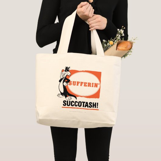 SYLVESTER™ Sufferin' Succotash! Grote Tote Bag (Voorkant (product))