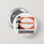 SYLVESTER™ Sufferin' Succotash! Ronde Button 5,7 Cm (Voorkant /achterkant)