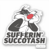 SYLVESTER™ "Sufferin" Succotash" Sticker (Voorkant)