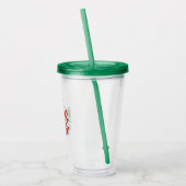 SYLVESTER™ Team Italië Voetbal Grafisch Acryl Drinkbeker (Links)