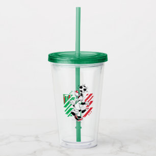 SYLVESTER™ Team Italië Voetbal Grafisch Acryl Drinkbeker