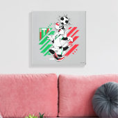 SYLVESTER™ Team Italië Voetbal Grafisch Canvas Afdruk (Insitu (Woonkamer))