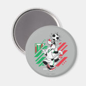 SYLVESTER™ Team Italië Voetbal Grafisch Magneet (Voorkant / Achterkant)