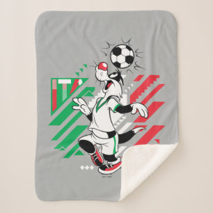 SYLVESTER™ Team Italië Voetbal Grafisch Sherpa Deken