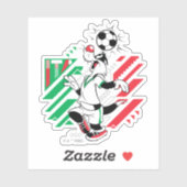 SYLVESTER™ Team Italië Voetbal Grafisch Sticker (Vel)