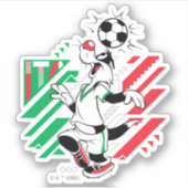 SYLVESTER™ Team Italië Voetbal Grafisch Sticker (Voorkant)