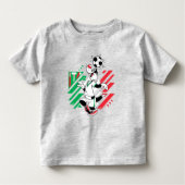 SYLVESTER™ Team Italy Soccer Graphic Kinder Shirts (Voorkant)