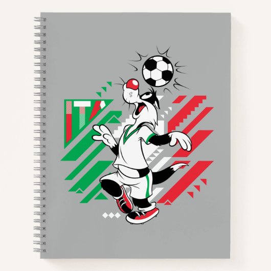 SYLVESTER™ Team Italy Soccer Graphic Notitieboek (Voorkant)