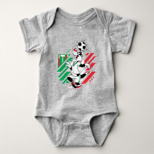 SYLVESTER™ Team Italy Soccer Graphic Romper (Voorkant)