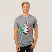 SYLVESTER™ Team Italy Soccer Graphic Tri-Blend Shirt (Voorkant volledig)