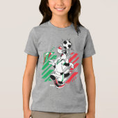 SYLVESTER™ Team Italy Soccer Graphic Tri-Blend Shirt (Voorkant)