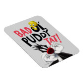 SYLVESTER™ & TWEETY™- Bad Ol' Puddy Tat Magneet (Rechterzijde)