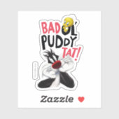 SYLVESTER™ & TWEETY™- Bad Ol' Puddy Tat Sticker (Vel)
