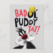 SYLVESTER™ & TWEETY™ - Gemiddelde Ol' Puddy Tat Briefkaart (Voorkant)