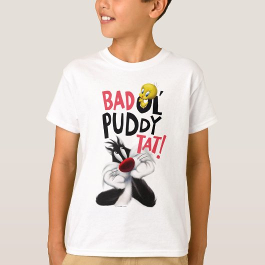 SYLVESTER™ & TWEETY™ - Gemiddelde Ol' Puddy Tat T-shirt (Voorkant)