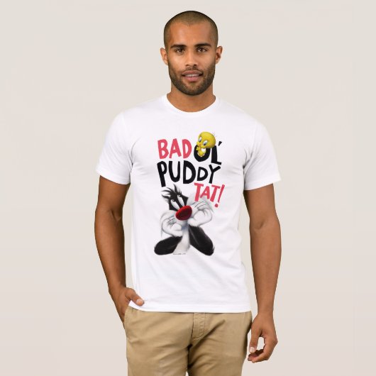 SYLVESTER™ & TWEETY™ - Gemiddelde Ol' Puddy Tat T-shirt (Voorkant volledig)