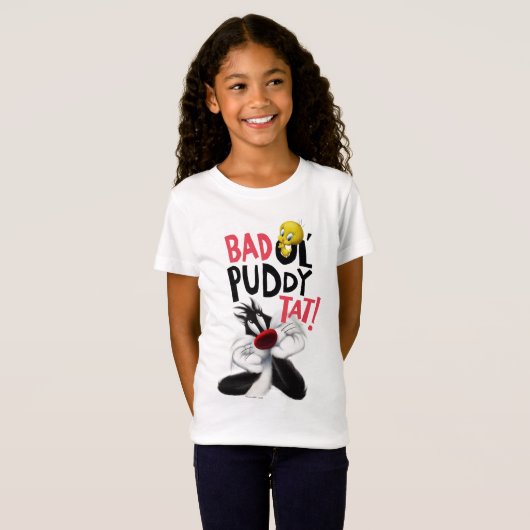 SYLVESTER™ & TWEETY™ - Gemiddelde Ol' Puddy Tat T-shirt (Voorkant volledig)