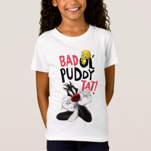 SYLVESTER™ & TWEETY™ - Gemiddelde Ol' Puddy Tat T-shirt (Voorkant)