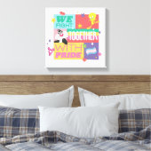 SYLVESTER™ & TWEETY™| We Fight Together With Pride Canvas Afdruk (Insitu (Slaapkamer))