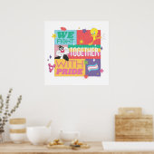 SYLVESTER™ & TWEETY™| We Fight Together With Pride Poster (Keuken)