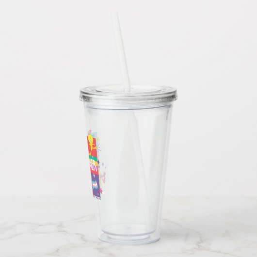 SYLVESTER™ & TWEETY™| We vechten samen met trots Acryl Drinkbeker (Links)