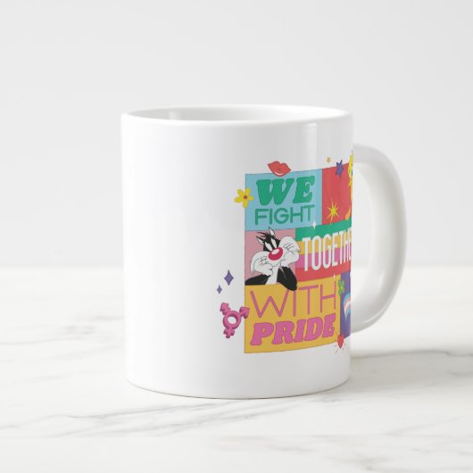 SYLVESTER™ & TWEETY™| We vechten samen met trots Grote Koffiekop (Voorkant rechts)