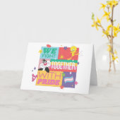 SYLVESTER™ & TWEETY™| We vechten samen met trots Kaart (Gele Bloem)