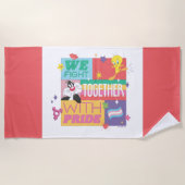 SYLVESTER™ & TWEETY™| We vechten samen met trots Strandlaken (Voorkant)