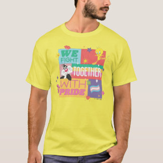 SYLVESTER™ & TWEETY™| We vechten samen met trots T-shirt
