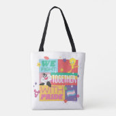 SYLVESTER™ & TWEETY™| We vechten samen met trots Tote Bag (Achterkant)