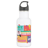 SYLVESTER™ & TWEETY™| We vechten samen met trots Waterfles (Voorkant)