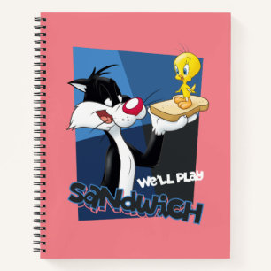 SYLVESTER™ & TWEETY™ "We'll Play Sandwich" Notitieboek