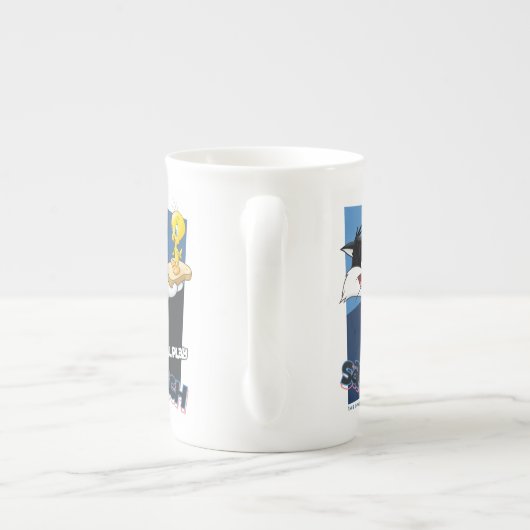 SYLVESTER™ & TWEETY™ "We'll Play Sandwich" Porselein Kop (Achterkant)