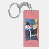 SYLVESTER™ & TWEETY™ "We'll Play Sandwich" Sleutelhanger (Voorkant Links)