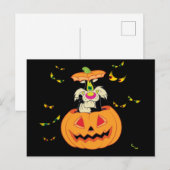 SYLVESTER™ Verstopt in een Jack-o-Lantern Uitnodiging Briefkaart (Voorkant / Achterkant)