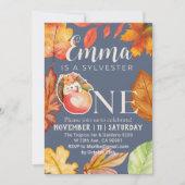 Sylvester waterkleur herfst egel kaart (Voorkant)