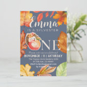 Sylvester waterverf herfst egel kaart (Staand voorkant)