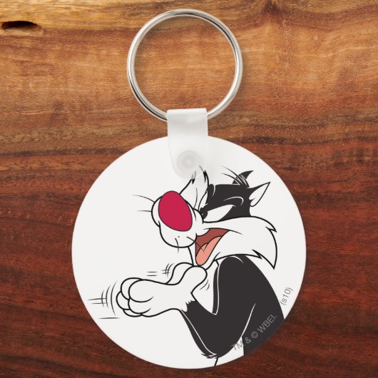 SYLVESTER™ Wrijvende Pootjes Sleutelhanger (Voorkant)