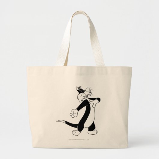 SYLVESTER™ Zingend Grote Tote Bag (Voorkant)