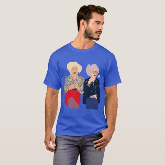Sylvia Fine and Grandma Yetta Simplehe Nanny boy T-shirt (Voorkant volledig)