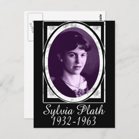 Sylvia Plath Briefkaart (Voorkant / Achterkant)