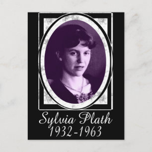 Sylvia Plath Briefkaart