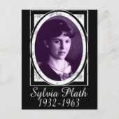 Sylvia Plath Briefkaart (Voorkant)