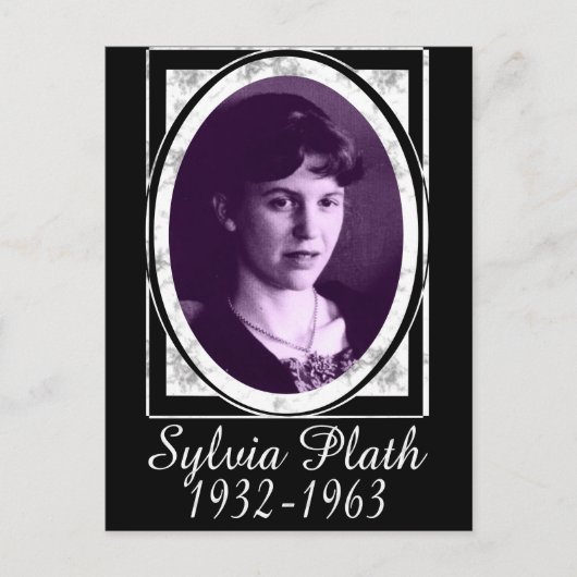 Sylvia Plath Briefkaart (Voorkant)