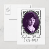Sylvia Plath Briefkaart (Voorkant / Achterkant)