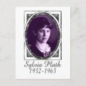 Sylvia Plath Briefkaart (Voorkant)