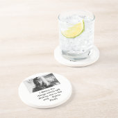 Sylvia Plath Quote Zandsteen Onderzetter (Zijkant)