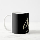 Sylvia white gold Handwriting Tasse Kaffeetasse Koffiemok (Links)