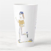 'Sylvie' Life is geen proefrun latte Mok (Voorkant)