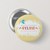 sylvie ronde button 5,7 cm (Voorkant /achterkant)